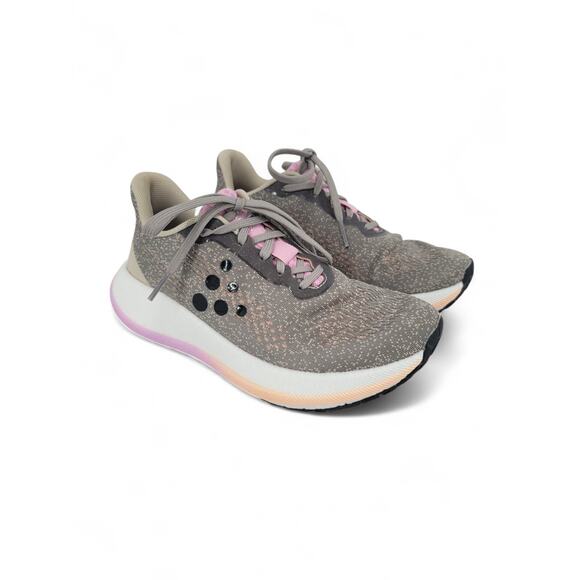 Craft Pacer W Sneaker Gray Pink Size 7 |‎ Lightweight Running Shoes - Picture 1 of 6